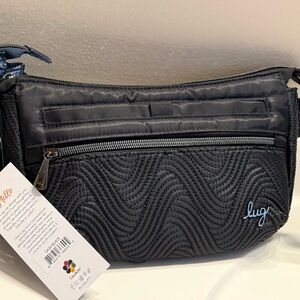 Lug Dash black NWT Quilted Crossbody Bag